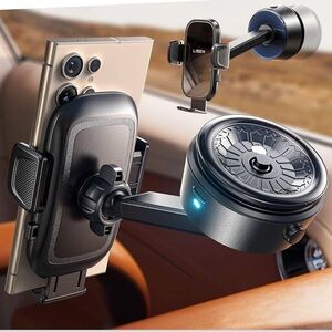 LISEN Smart Electric Car Phone Holder - New in Box & Quality Inspected